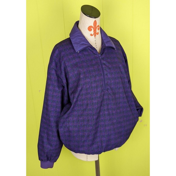 VTG 90's Forrester's OR USA Men's M Gore Tex Windbreaker Jacket Purple Lined - Picture 4 of 12